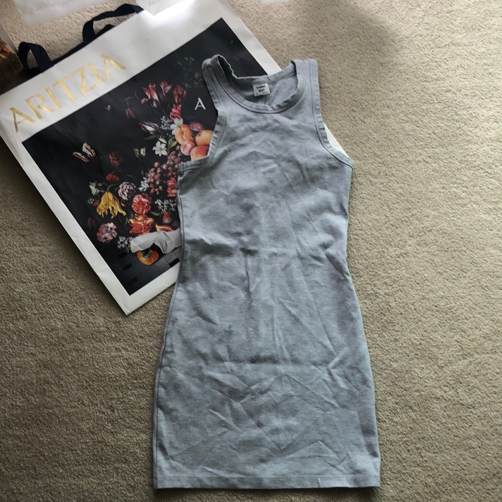 Sunday best - Grey halter dress - Size XXS
